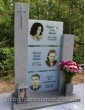 Тройной памятник с фотостеклом
