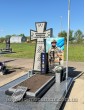 Пам'ятник військовому Козацький хрест з фотосклом