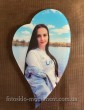 Фото під склом на пам'ятник, у формі серця №573