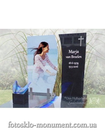 Пам'ятник зі склом Голландський №15