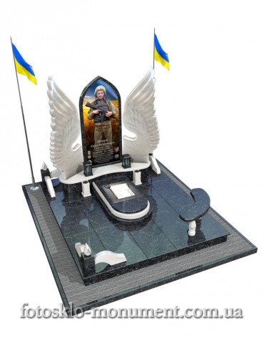 Памятник военному Крылья Ангела