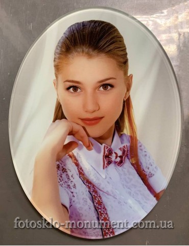 Фотоскло в овалі №60