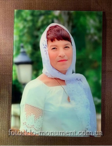 Фото на склі на пам'ятник №318