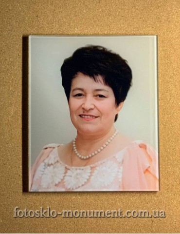 Фото на склі на пам'ятник №344