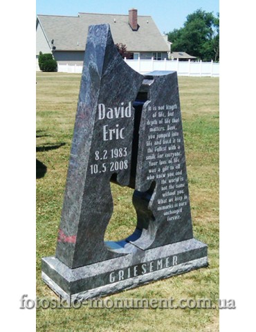 Памятник из гранита Европейский №54