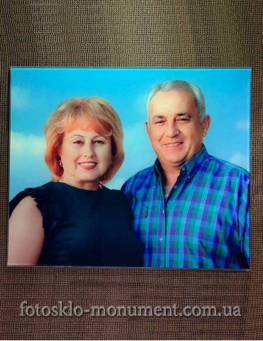 Фото на склі на пам'ятник №273