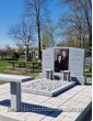 Двойной памятник с фотостеклом