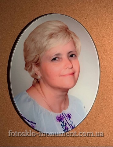 Фото на склі на пам'ятник №338