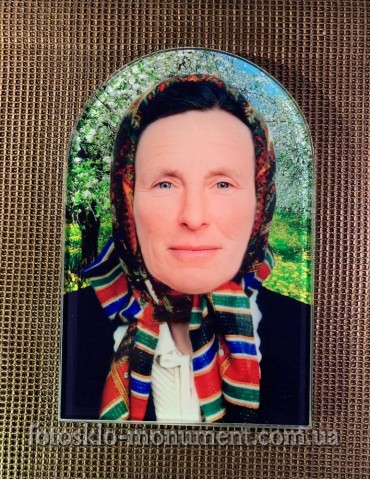 Фото на склі на пам'ятник №326